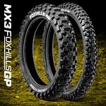 Tyre set 85cc MX3 FOXHILL (F) 70/100–19  FOXHILLS (R)  90/100–16