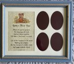 Blue Baby's 1st Year Picture Frame