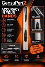 GensuPen2 Precision Dosing Pen Reusable Grey Accessories