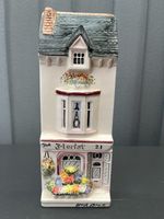 Hazle Ceramics The Florist A Nation of Shopkeepers Signed Wall Plaque England