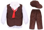 BOYS VICTORIAN COSTUME TUDOR POOR BOY HISTORIC FANCY DRESS SCHOOL CURRICULUM