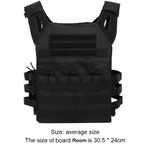 Tactical Vest Waterproof Outdoor Body Armor Lightweight Plate Molle Carrier UK