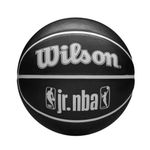 Wilson Jr. NBA Family Size 6 Black/White Basketball Ball - New