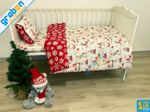 100% COTTON POPLIN BEDDING SET FOR Cot Bed, Duvet Cover&Pillowcase 100cm x 135cm