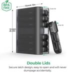 7 Day Pill Organizer 21 Compartments 3 Times Daily Travel Medicine Box