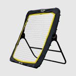 Adjustable Portable Football Rebound Net 4.5ft x 4ft Black/Yellow
