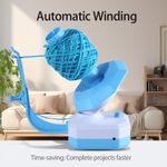 Wool Winder Abs Wool Spinner Electric Crochet Yarn Holder DIY Crochet Machine