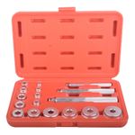 17pc Aluminum Wheel Bearing Race Seal Bush Driver Tool Set For Wheel Bearing Kit
