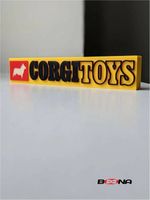  CORGI TOYS  logo display  shelf art Beena Studio