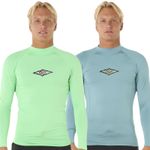 Rip Curl Mens Raw Energy Upf Perf Long Sleeve Rash Vest