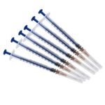 10-50x For With cap Needle 1ml Syringe FtQ Tip Needle Syringes Protective Blunt
