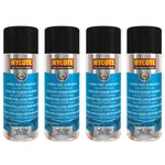 Hycote Gloss Black Fast Drying Aerosol Spray Paint 400mL Perfect Finish x4