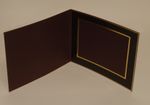 Denis Wright  78 - 6x4 Slip-In Presentation Mounts BURGUNDY Landscape - 25 Pack
