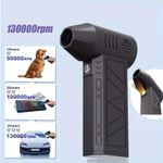 Jet Dry Mini Blower 130,000 RPM Portable Air Blower Super Jet Fan Turbo Powered