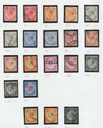 1912-20 Jamaica Sc# 61 / 73 KGV. Quality Selection Used Cv$86.15 See check list