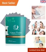 Eco-Friendly Natural Oil Blotting Paper Sheets - 100 Count Bamboo Charcoal