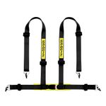 Sabelt 4 Point Clip In Harness In Black For Road / Race - ECE Approved