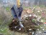 48" Mini Digger tilting grading bucket for 2 to 3.9 ton excavators c/w pins