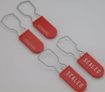 25 Red Wire Padlock Tamper Evident Safety Lock Electric Meter Tag Security Seal