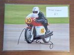 Genuine Autographed Picture 7x5 Mick Grant MV Agusta