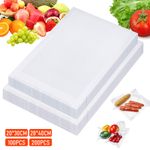 100/200 Food Vacuum Sealer Bags Vaccum Food Saver Storage Seal Bag Pack Embossed