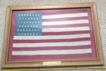 Antique US 45 Star American Flag Spanish American War 1896-1908  18" x 27"