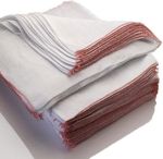Jumbo Dish Cloths XL White Cotton Stockinette Kitchen Tea Towels White Dusters