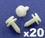 20x VW Volkswagen Interior Trim Panel Clips- Interior Pillar Trim Fastener Clips