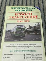 Ipswich Buses Bus Public Timetables Travel Guide Booklet April 1995