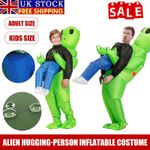 Kids Adult Scary Halloween Inflatable Costume Blow Up Suits Party Dress UK