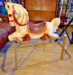 Vintage 1960’s Spring Frame “Wonder Horse” Ride on Collectors Item/film Prop
