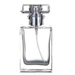 30ml Empty Glass Perfume Spray Bottle Atomizer Refillable Clear Rectangular 