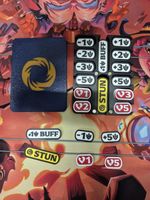 Riftbound tokens and magnetic case