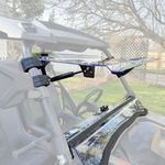 3-in-1 Flip Windshield 1/4 " Polycarbonate for 2014-2018 Polaris RZR XP 1000 900