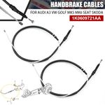 2x Handbrake Cables Rear Left Right For VW Golf 2003-2016 1K0609721AA 1K0609721T