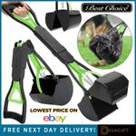 GREEN DOG POOP SCOOP FOLDABLE PET WASTE LONG HANDLE POO PICKER POOPER SCOOPER