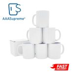 3A Sublimation 72/36 White Blank Mugs Coated 11oz Heat Press  Strong Package