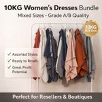 10kg  Woman’s Dress bundle - Mixed Sizes - Grade A Job Lot Wholesale