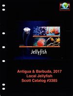 $23.50 Scott Value - 2017 ANTIGUA Jellyfish s/s Caribbean Sea CV MNH NH UMM