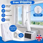 Air Con Window Seal Kit Portable Conditioning Unit Zip Hose Vent 3m Universal AC