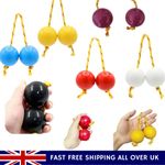 1Pair SandEgg Asalato African Shakers Rhythm Fingertip Abs Sand Ball for Kashaka