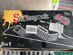 Streetpark 6in1 Skateboarding Ramp & Rail Jump Set, Black MPN X001LN3WC1
