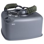 RIDGEMONKEY KETTLE SQUARE PARACORD HANDLE EDITION 1.1L CARRY BAG ALUMINIUM