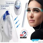 FULL FACE COVERING SHIELD ANTI-FOG SAFETY PROTECTION VISOR GUARD CLEAR GLASSES 