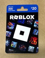 Roblox Gift Card loaded with £20 for Multi-Platform Games with Bonus Robux