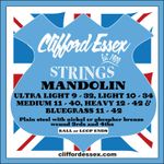 CLIFFORD ESSEX MANDOLIN STRINGS. TOP QUALITY. COMPREHENSIVE RANGE.