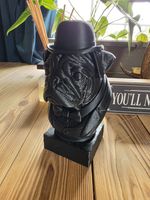 Pug Dog Gentleman's Statue Ornament Quirky Funny StandOut Figure Home Decor Desk