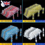 Waterproof Solder Seal Sleeve Heat Shrink Butt Wire Connectors Terminals Set Kit