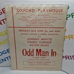 Oxford Playhouse Advertisement Card Odd Man In 1958 Good Condition