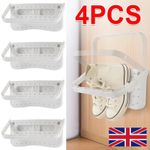 4Pcs Shoe Slots Wall Mounted Shoes Rack Shoe Holder Foldable Campervan Storage